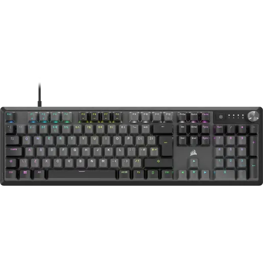 CORSAIR K70 CORE RGB Mechanical Gaming Keyboard - Steel Grey (UK)