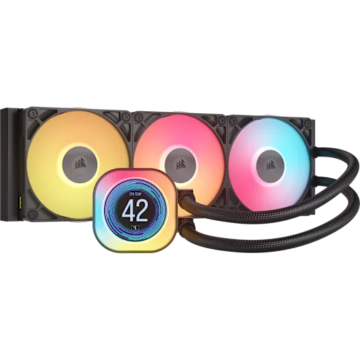 CORSAIR Refrigeración líquida de CPU iCUE LINK TITAN 360 RX LCD