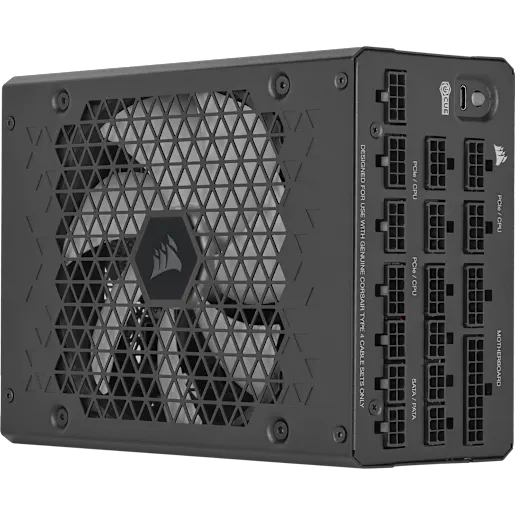 CORSAIR Fuente de alimentación para PC ATX HX1200i de 1.200 W, completamente modular y ultrasilenciosa (EU)