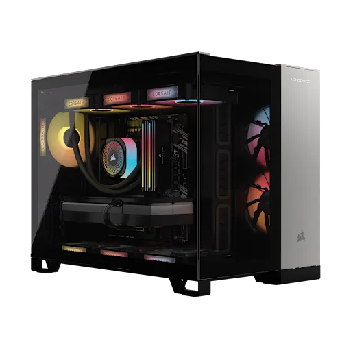 CORSAIR VENGEANCE a5100 Gaming PC: AMD Ryzen 7 7800X3D, GeForce RTX 5080, 32GB DDR5, 2TB M.2 SSD, Win11 Home