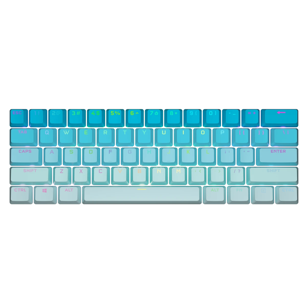 ENCHANTED QUEST Mini Keycap Set - Ethereal Blue