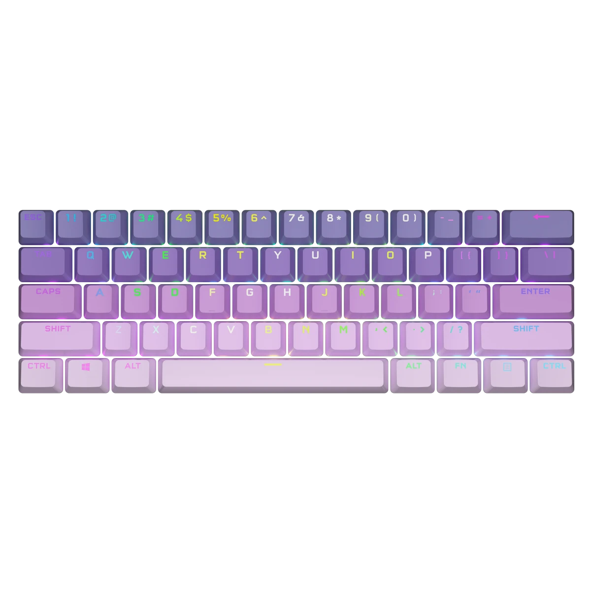ENCHANTED QUEST Mini Keycap Set - Pastel Twilight