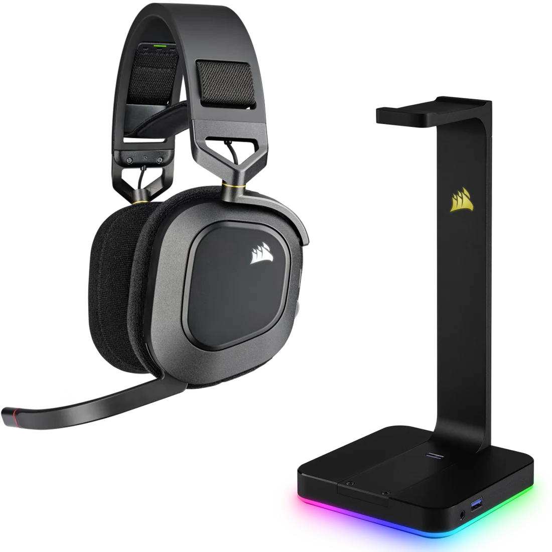 ゲーミング（HS80 MAXヘッドホン  ）（ST100  ）スタンド2点セット ゲーミング（HS80 MAXヘッドホン ）（ST100 ）スタンド2点セット