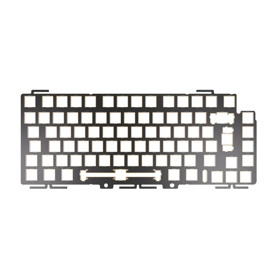 MAKR 75 FR4 SWITCH PLATE - ISO Layout