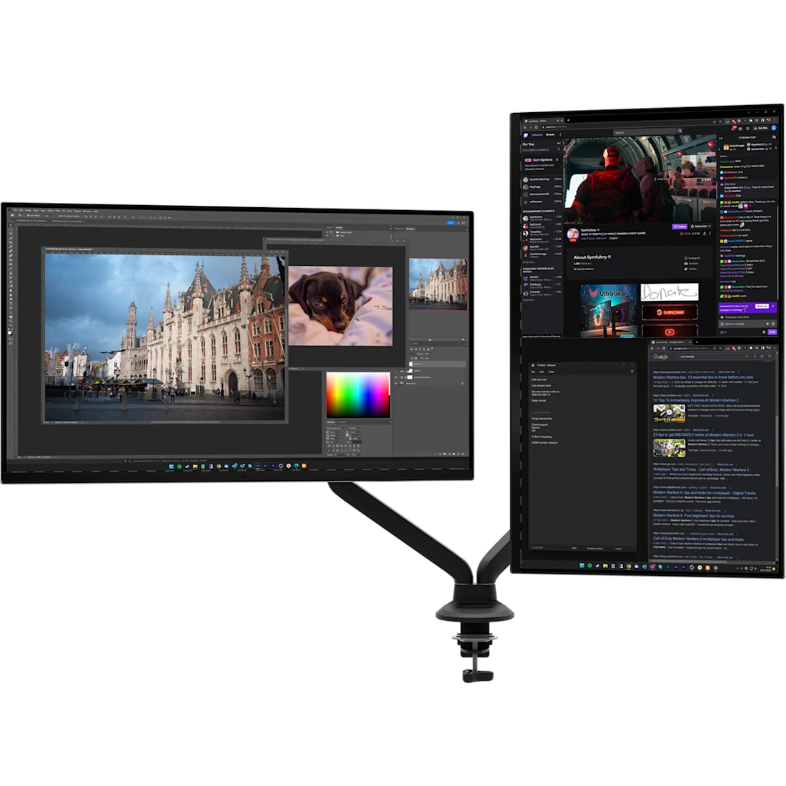 CORSAIR Dual Arm Stand - Thumbnail 3