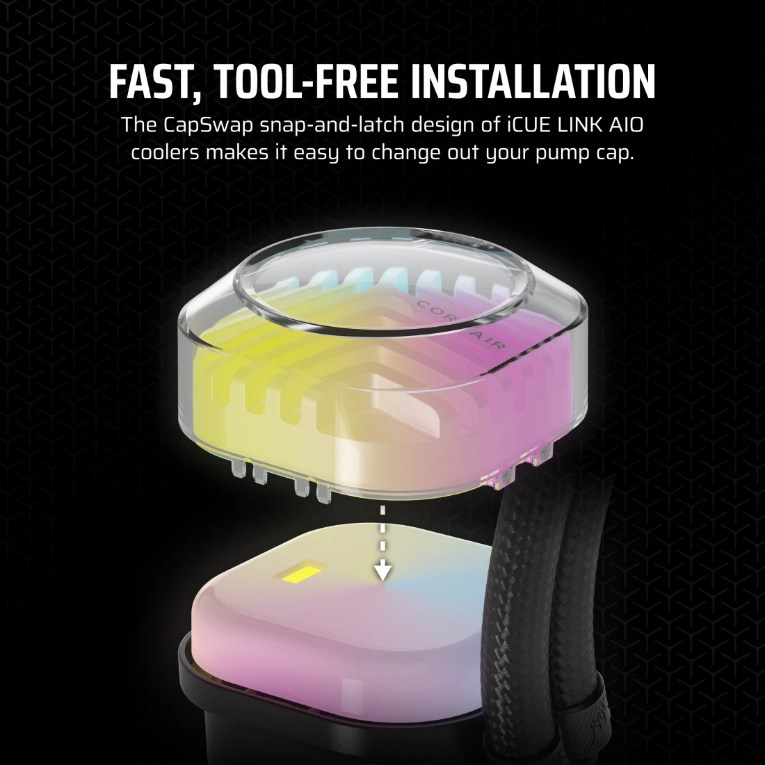 iCUE LINK CapSwap Module – Groove - Thumbnail 4