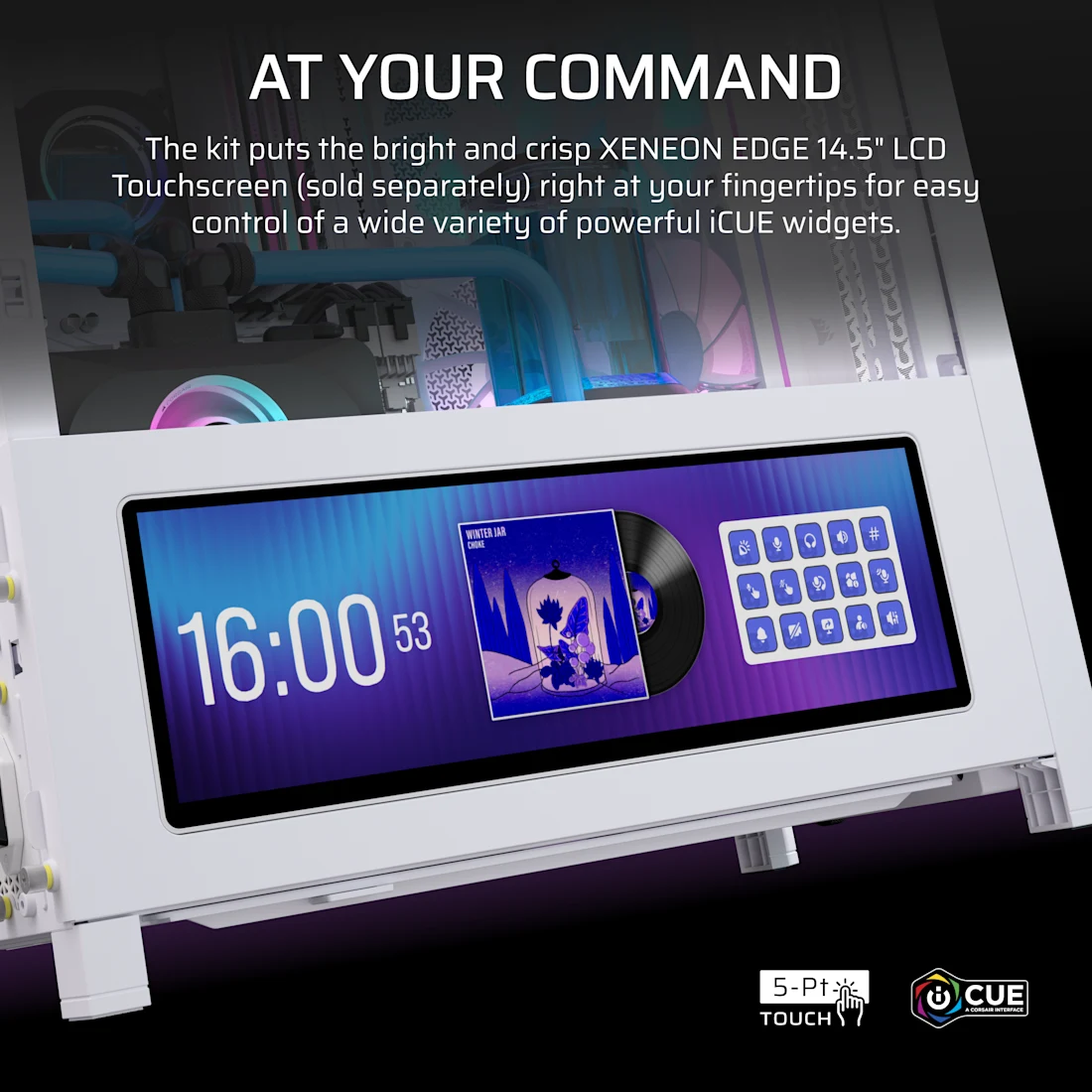 Corsair FRAME 4000 Series LCD Mounting Kit - Thumbnail 5