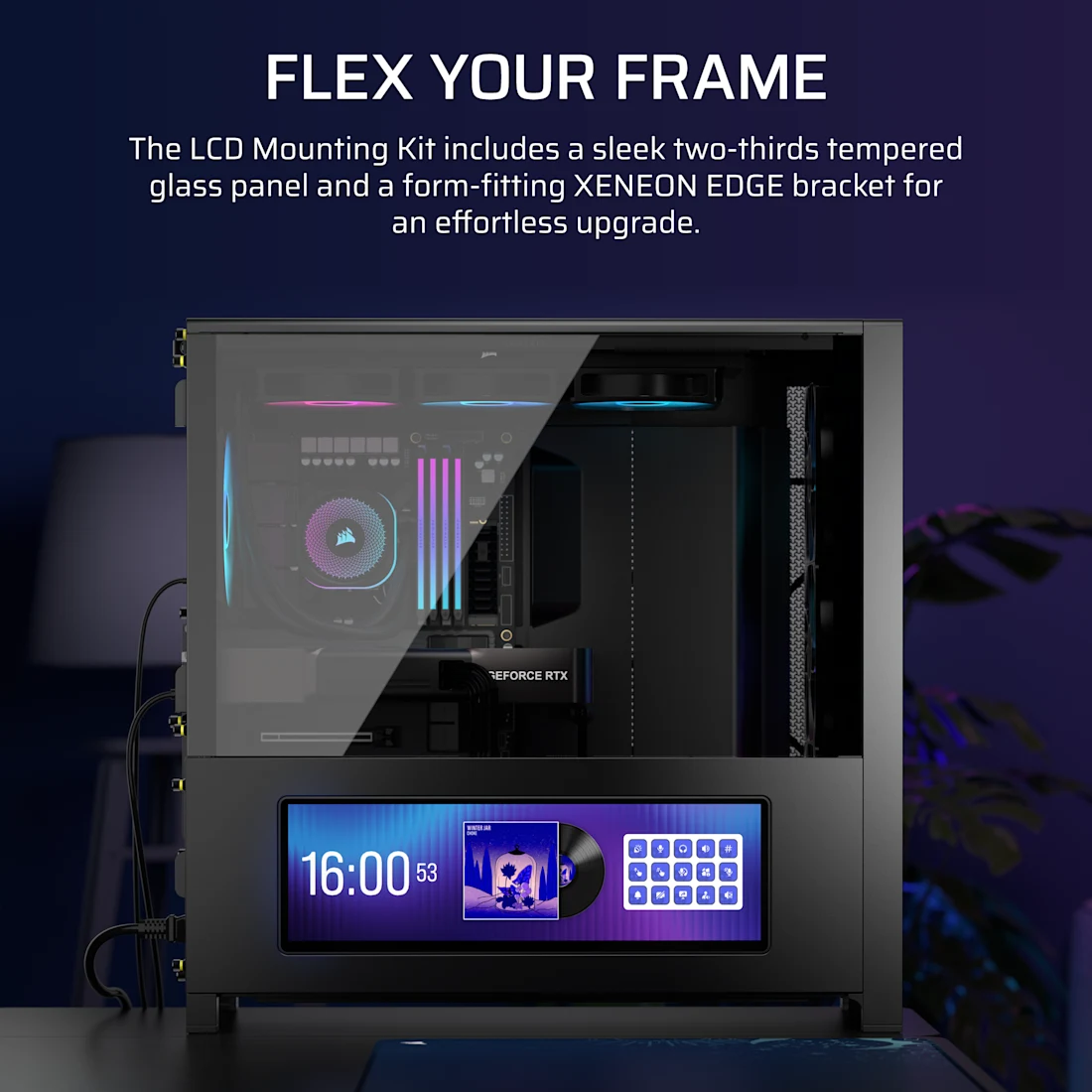 Corsair 5000 Series LCD Mounting Kit - Thumbnail 3