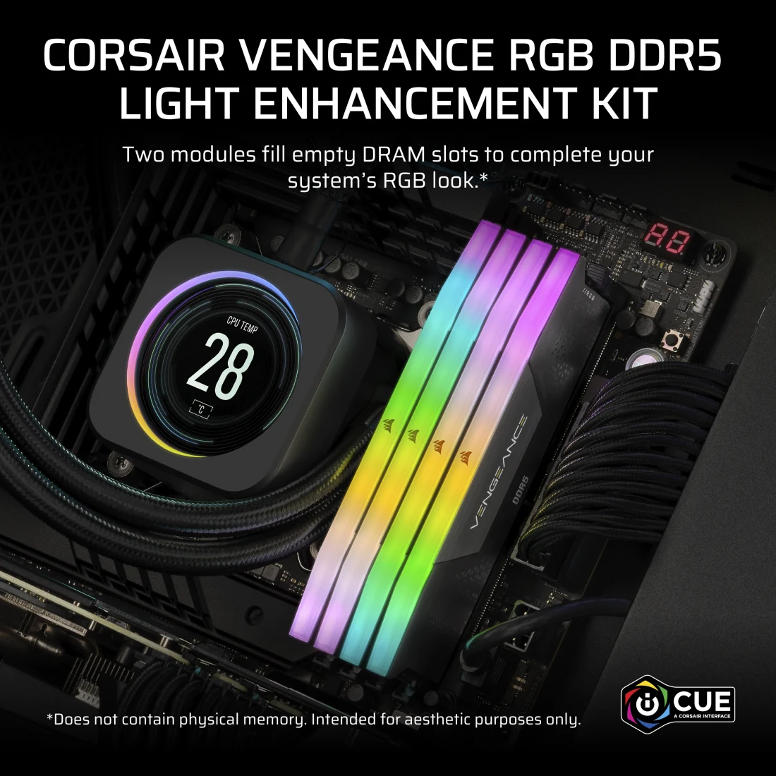 VENGEANCE RGB DDR5 Light Enhancement Kit — Black