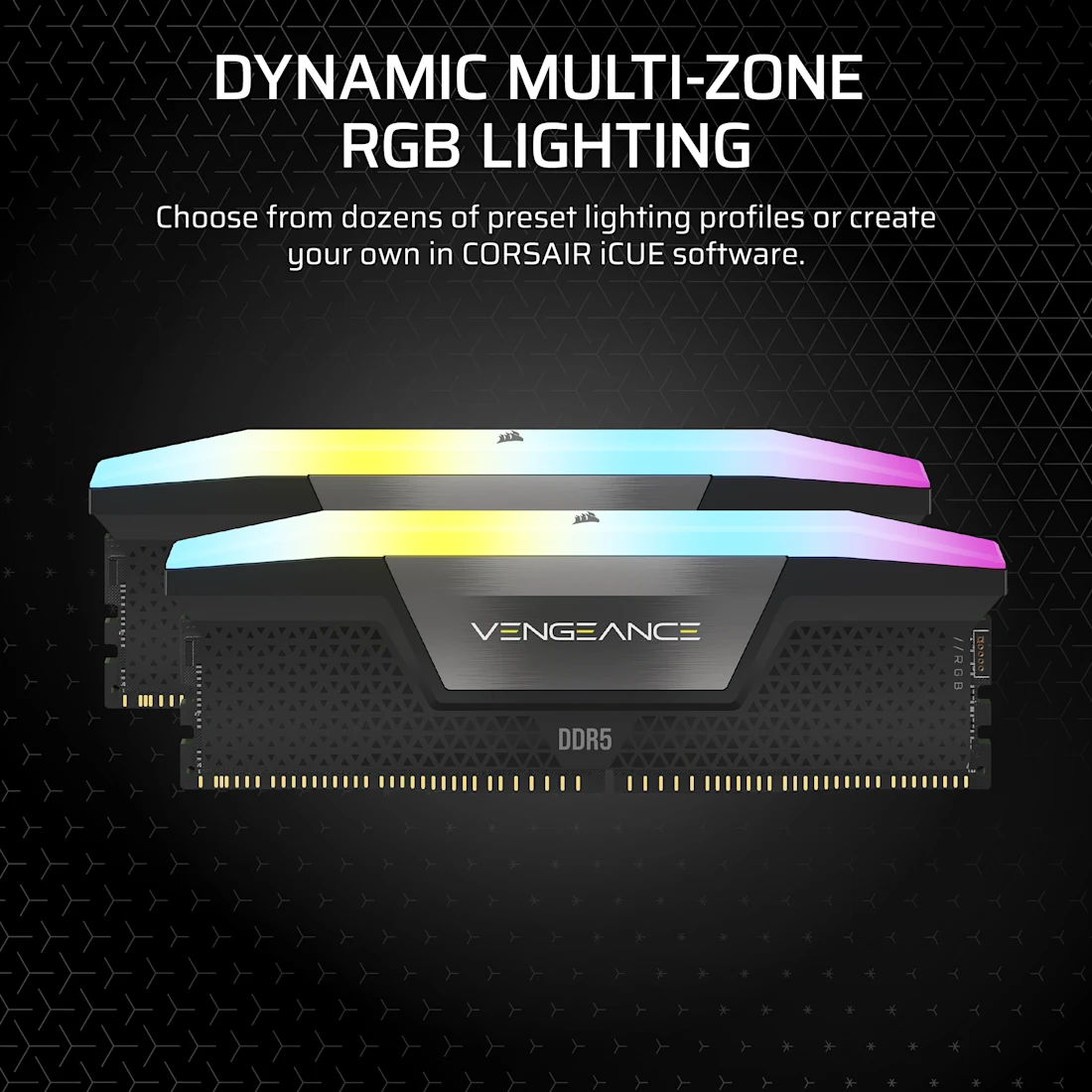 VENGEANCE RGB DDR5 Light Enhancement Kit — Black