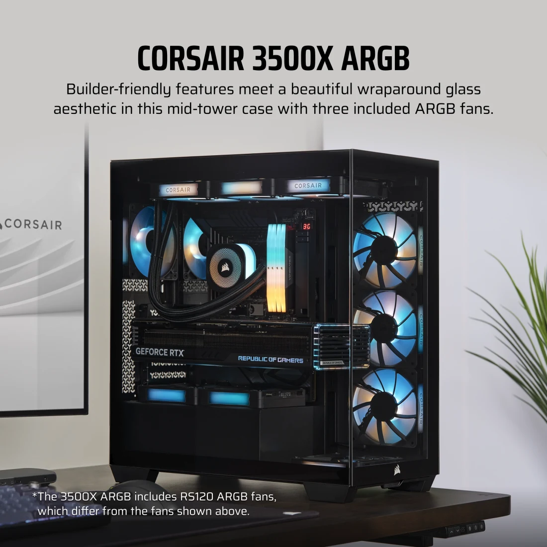 3500X ARGB Mid-Tower PC Case - Thumbnail 5