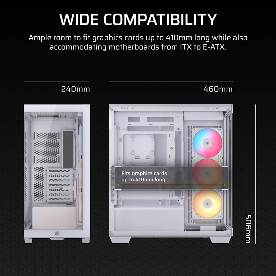 CORSAIR 3500X RS-R PC Case - Thumbnail 5