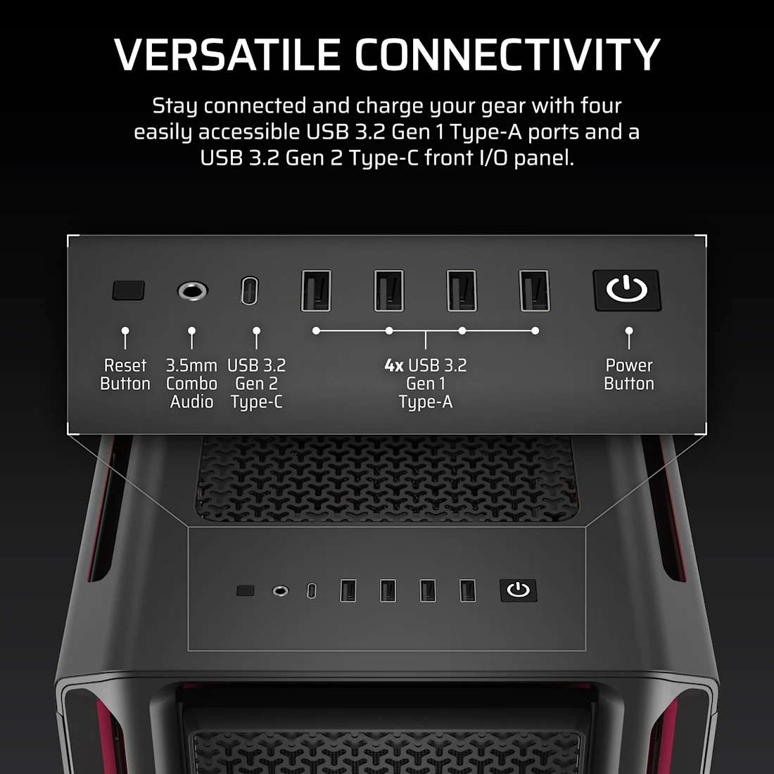 iCUE LINK 5000T LX RGB Mid-Tower High-Performance PC Case