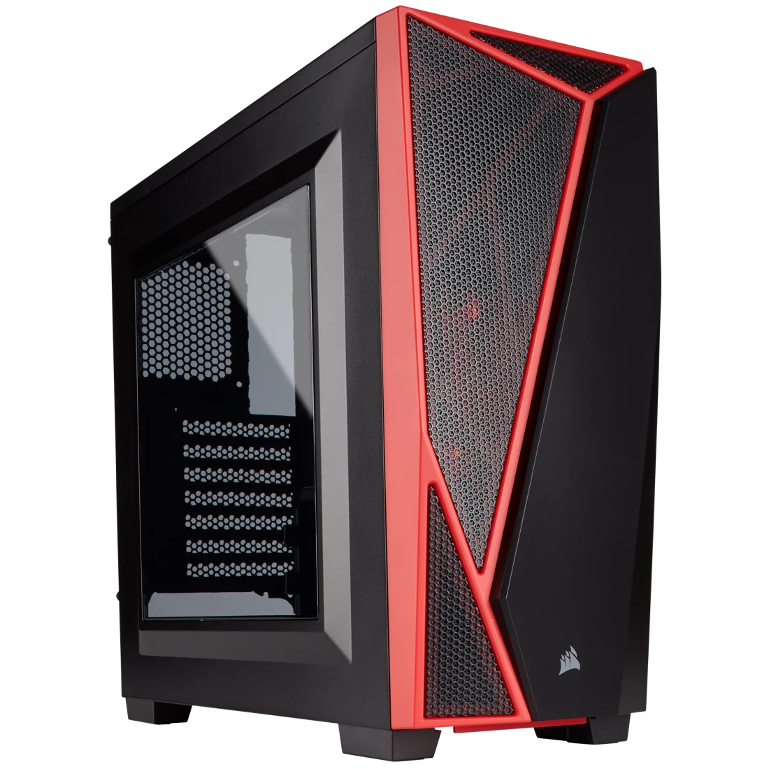 Carbide Series™ SPEC-04 Mid-Tower Gaming Case — Black/Red