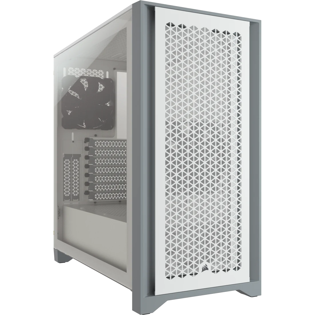 4000D AIRFLOW Tempered Glass Mid Tower ATX Case White