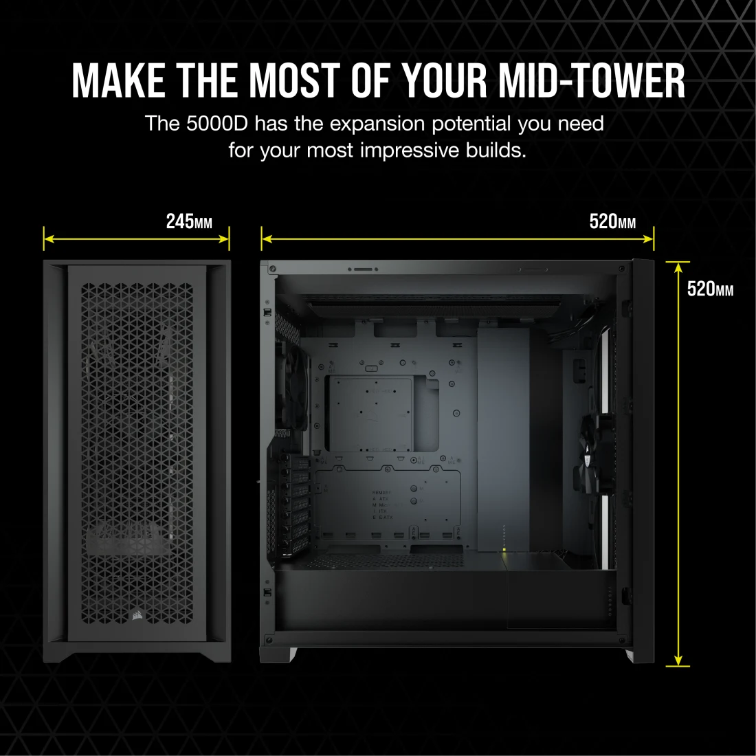 Corsair 5000D Airflow Mid-Tower — view 3