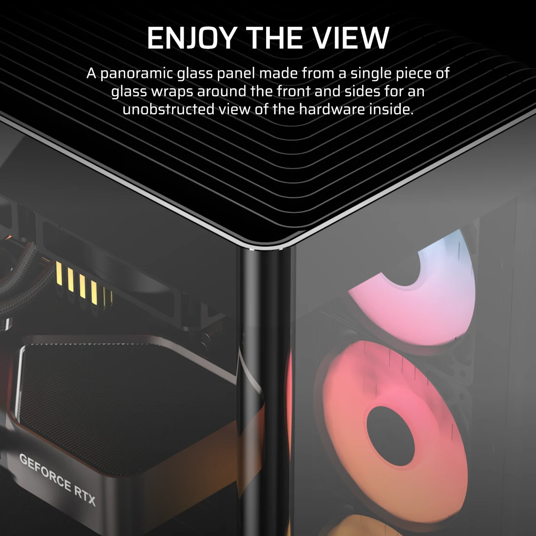 FRAME 4500X RS-R ARGB Panoramic Glass Mid-Tower PC Case