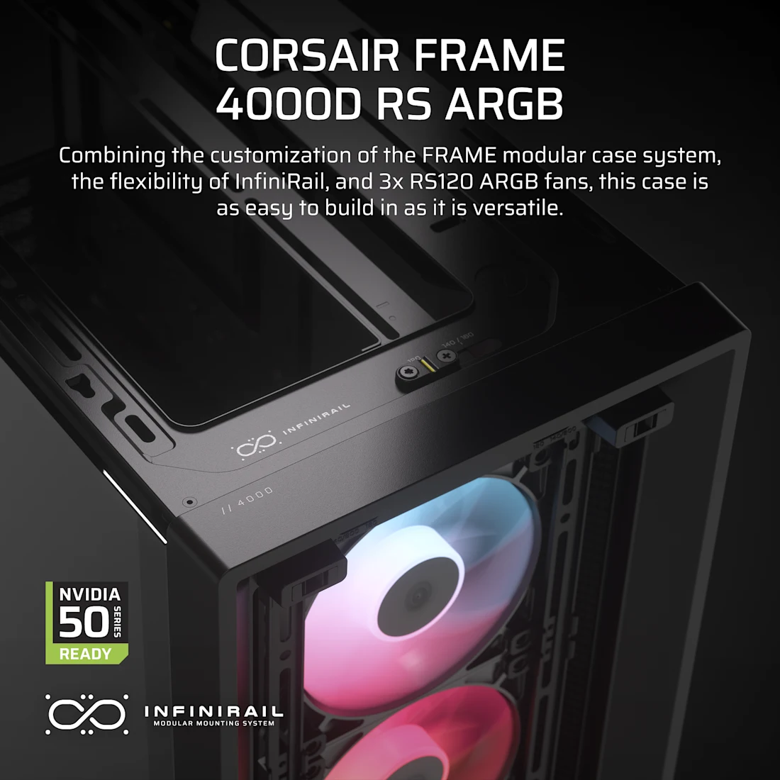 FRAME 4000D RS ARGB Modular Mid-Tower PC Case