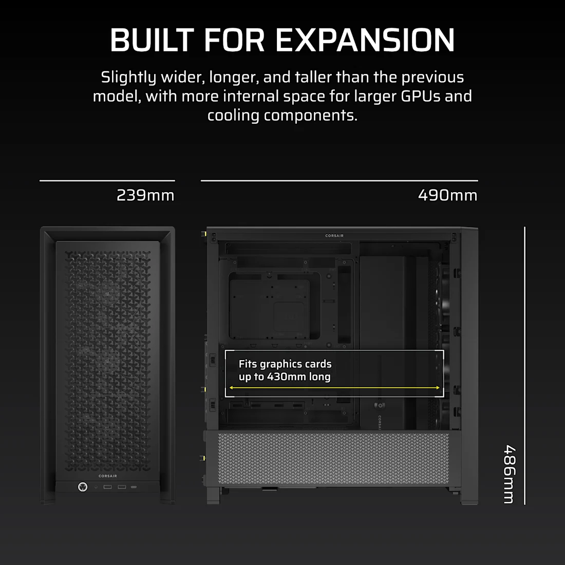 FRAME 4000D RS Modular Mid-Tower PC Case