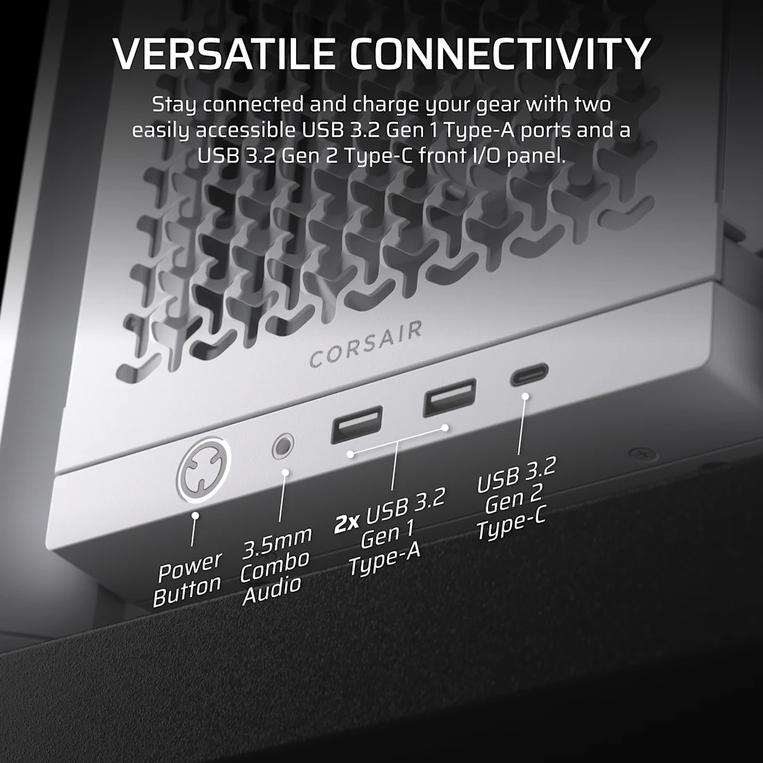 FRAME 4000D RS Modular Mid-Tower PC Case - White