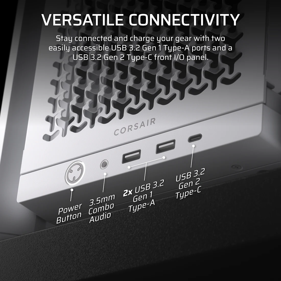 FRAME 4000D Modular Mid-Tower PC Case - White