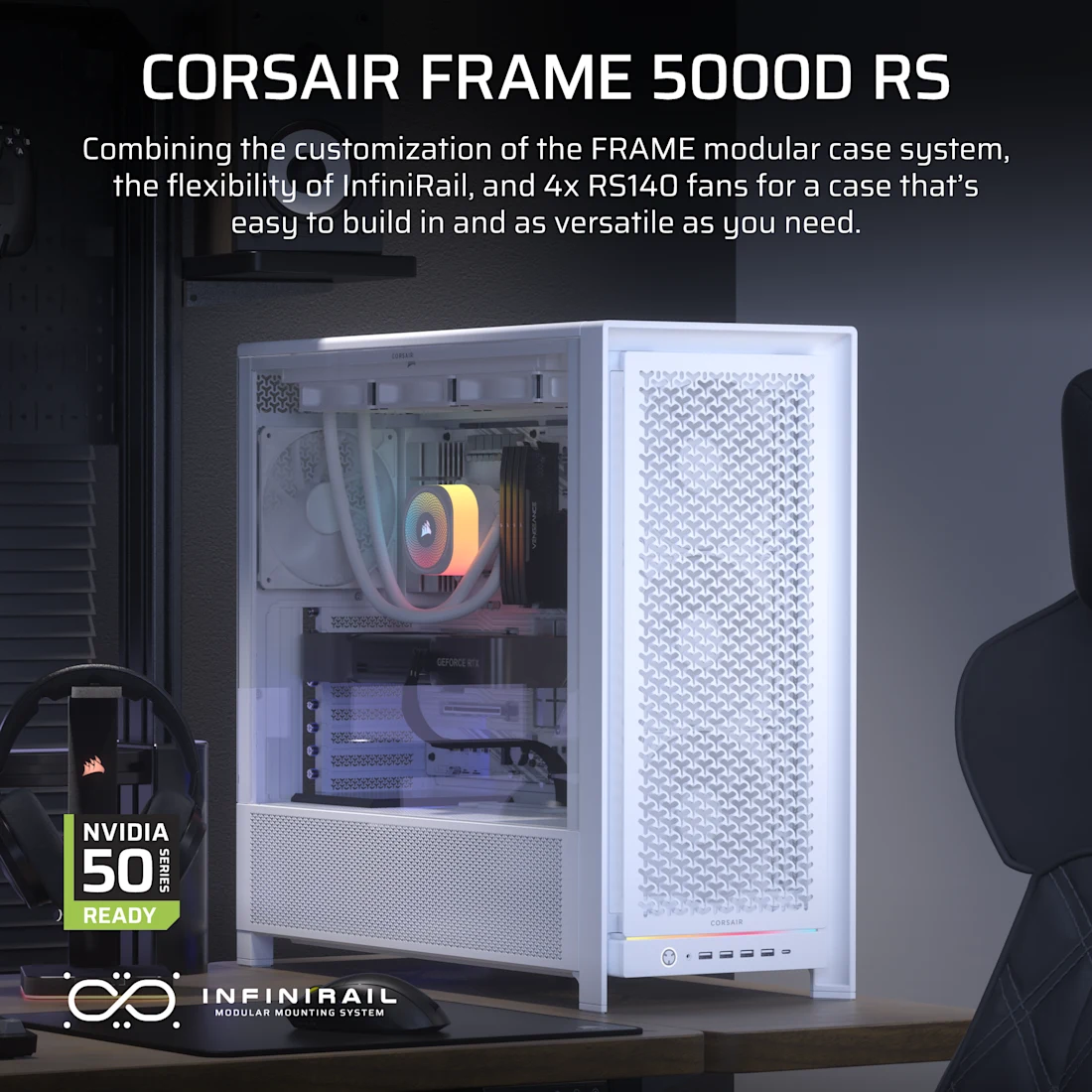 FRAME 5000D RS High-Airflow Mid-Tower PC Case