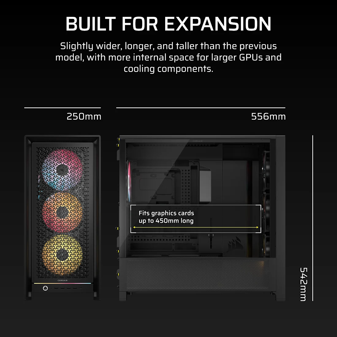FRAME 5000D RS ARGB HIGH-AIRFLOW MID-TOWER PC CASE