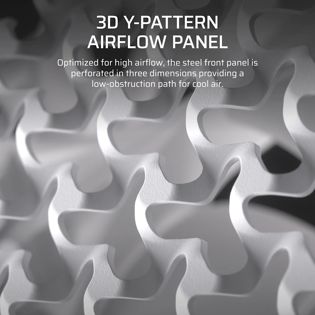 FRAME 5000D RS ARGB HIGH-AIRFLOW MID-TOWER PC CASE - WHITE