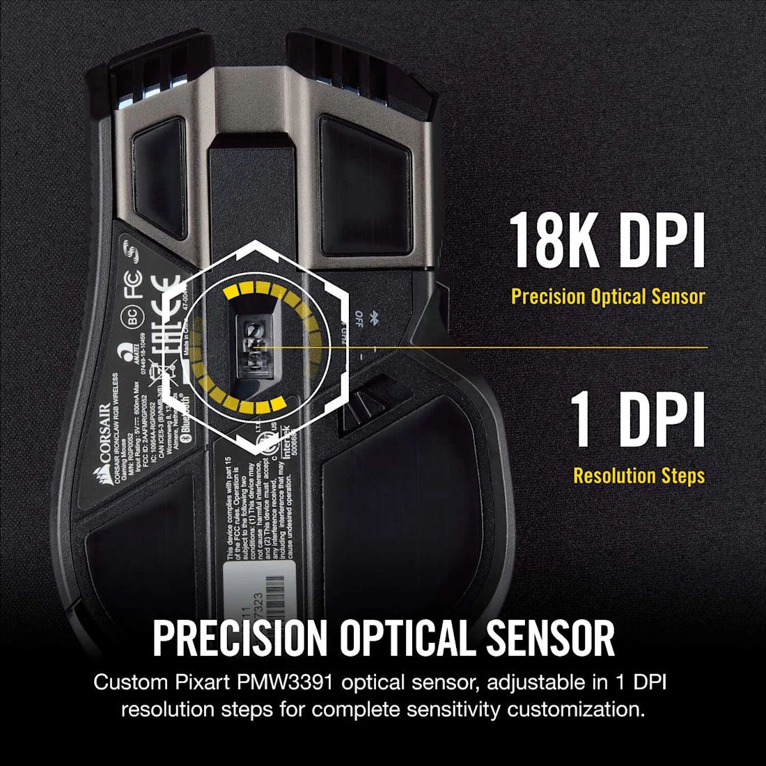 Corsair IRONCLAW Gaming Mouse - Thumbnail 5