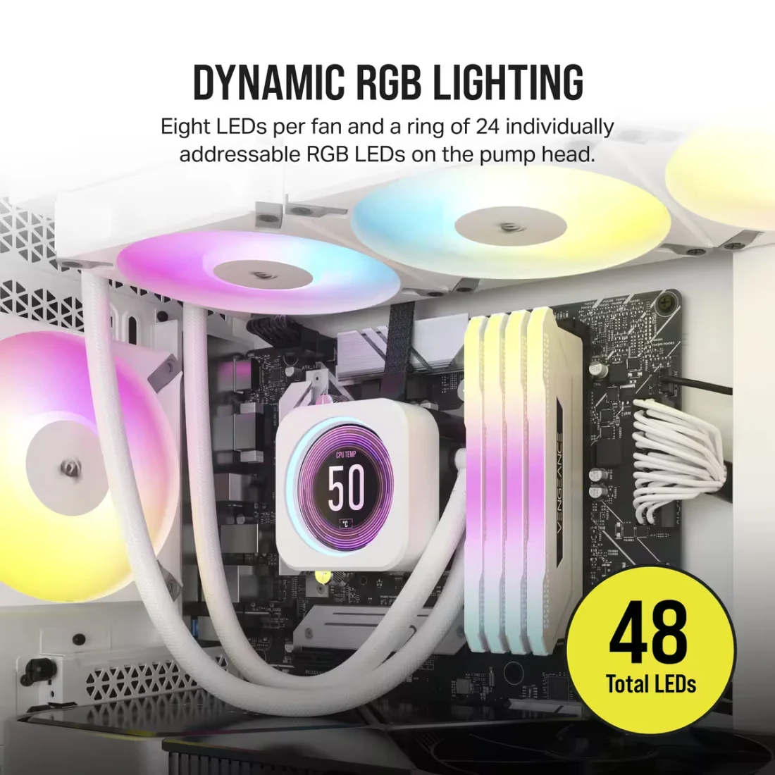 iCUE H150i ELITE LCD XT Display Liquid CPU Cooler - Thumbnail 5