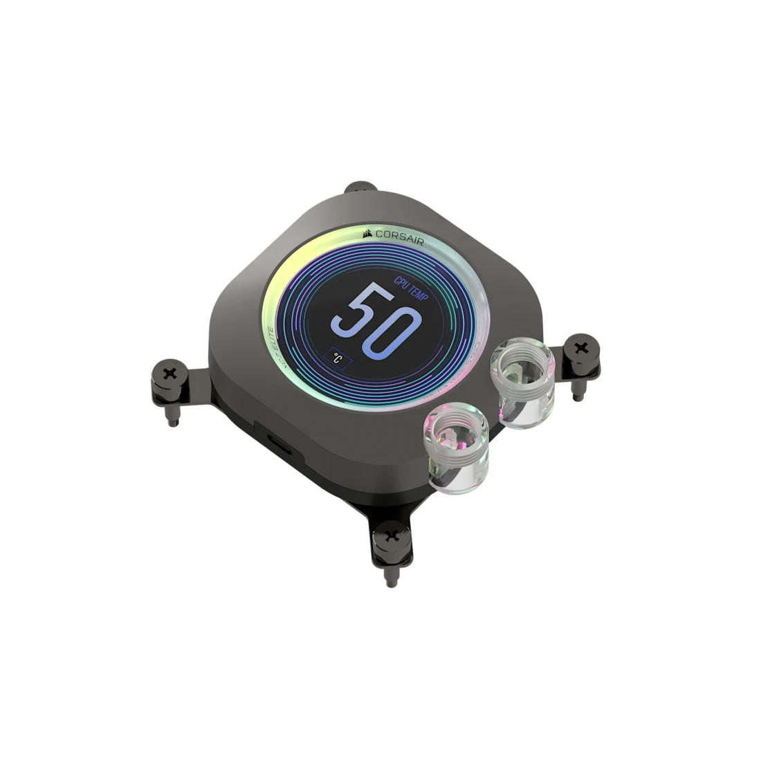 Corsair XC7 RGB ELITE LCD - STEALTH GRAY - Thumbnail 5