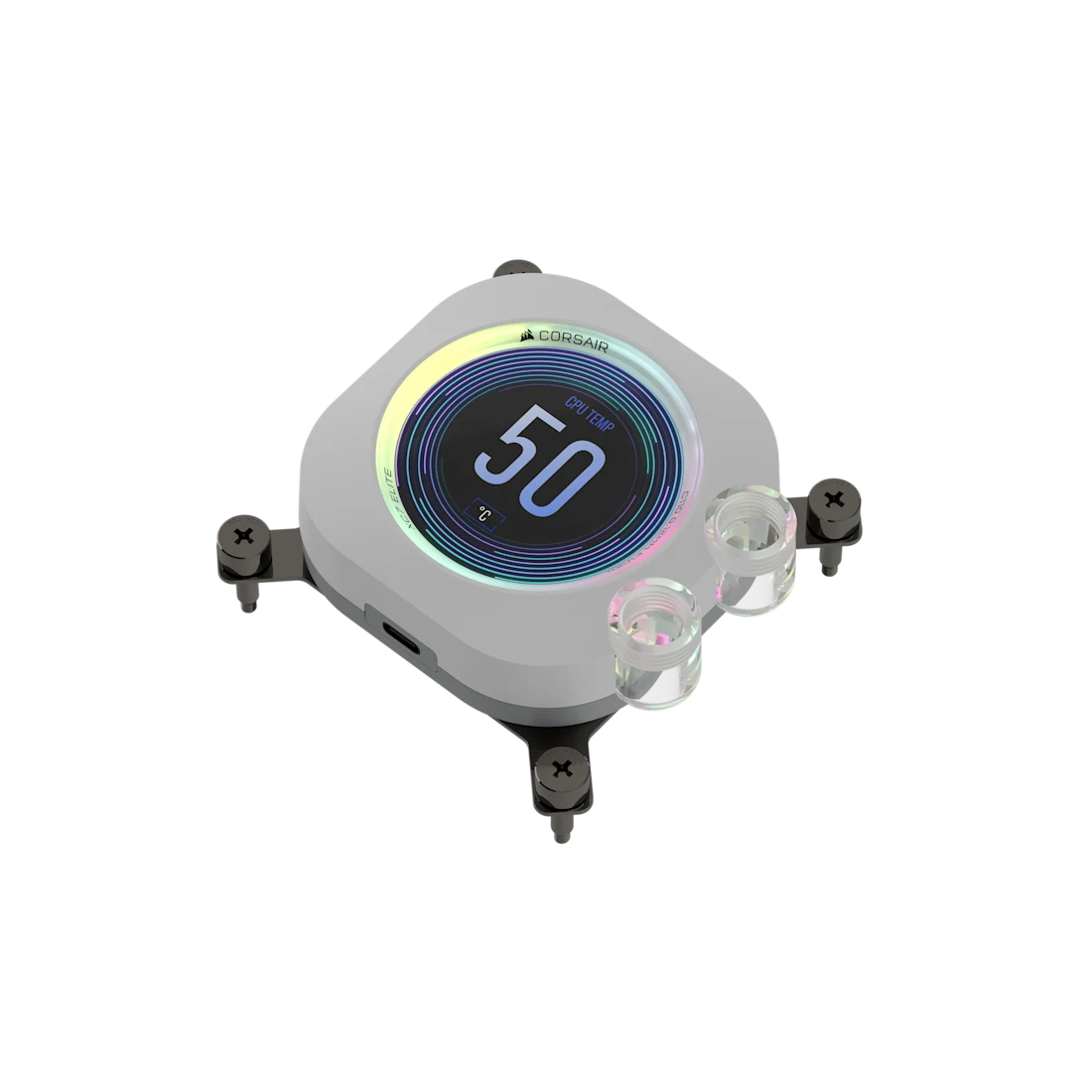 Corsair XC7 RGB ELITE LCD WHITE - Thumbnail 2