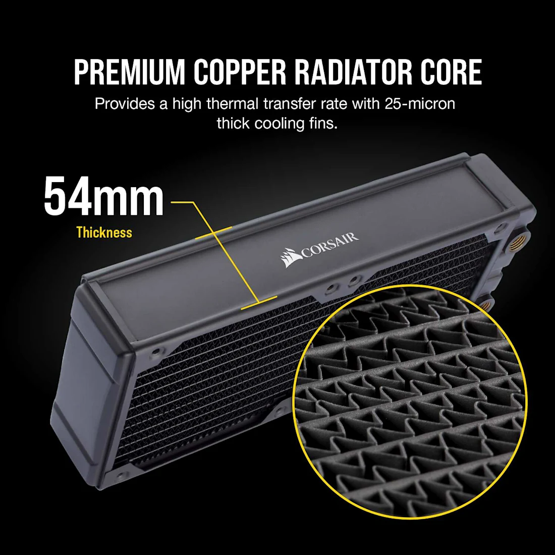 Corsair Hydro X Series XR7 240mm Water Cooling Radiator - Thumbnail 4