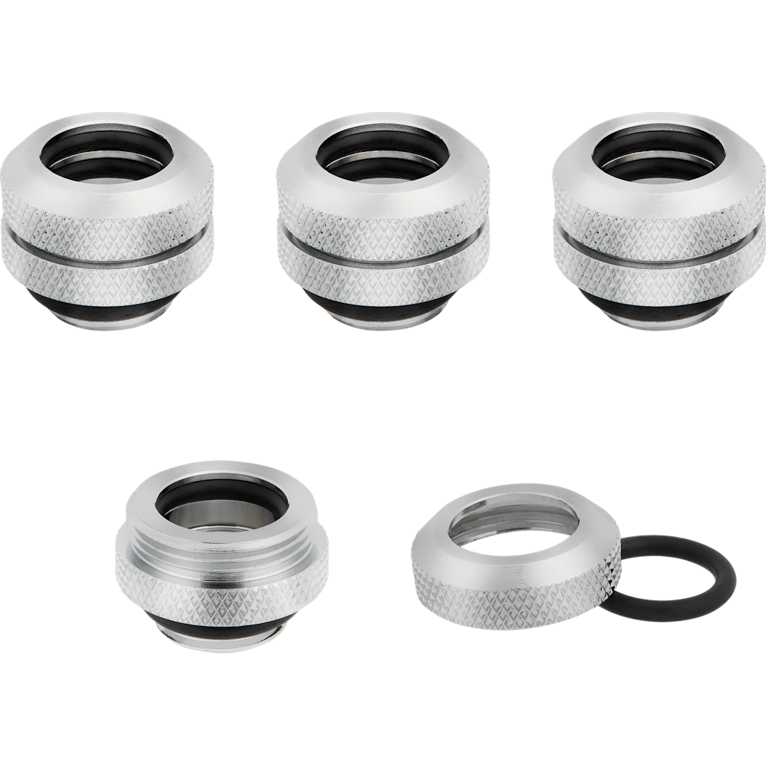 Hydro X Series XF Hardline 12mm OD Fitting Four Pack - Thumbnail 3