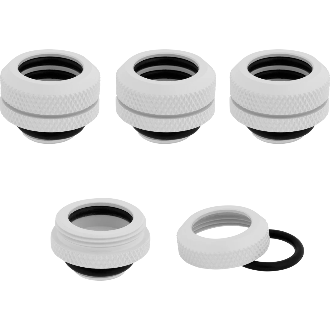 Hydro X Series XF Hardline 14mm OD Fitting Four Pack