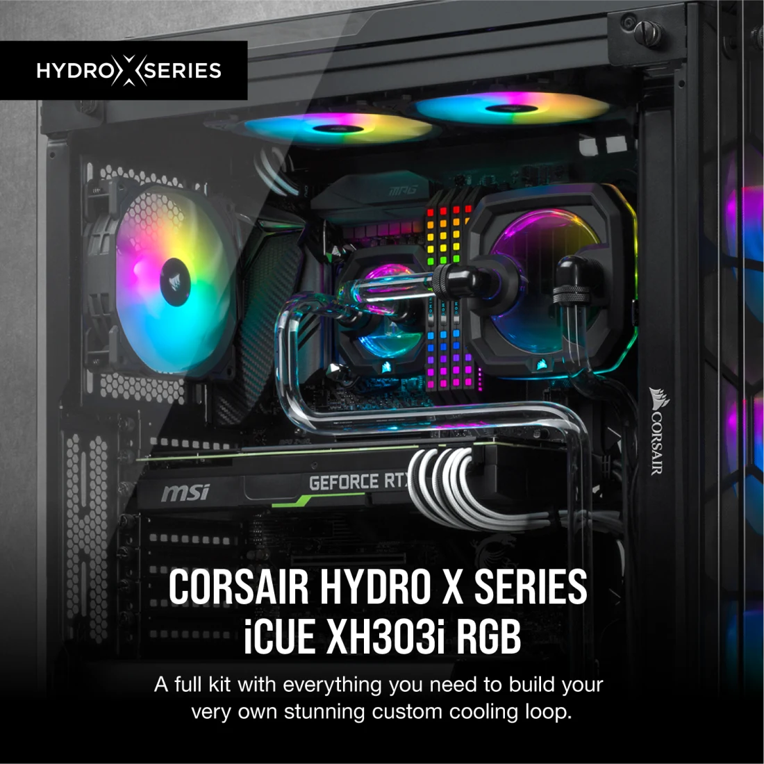 Hydro X Series iCUE XH303i RGB Custom Cooling Kit