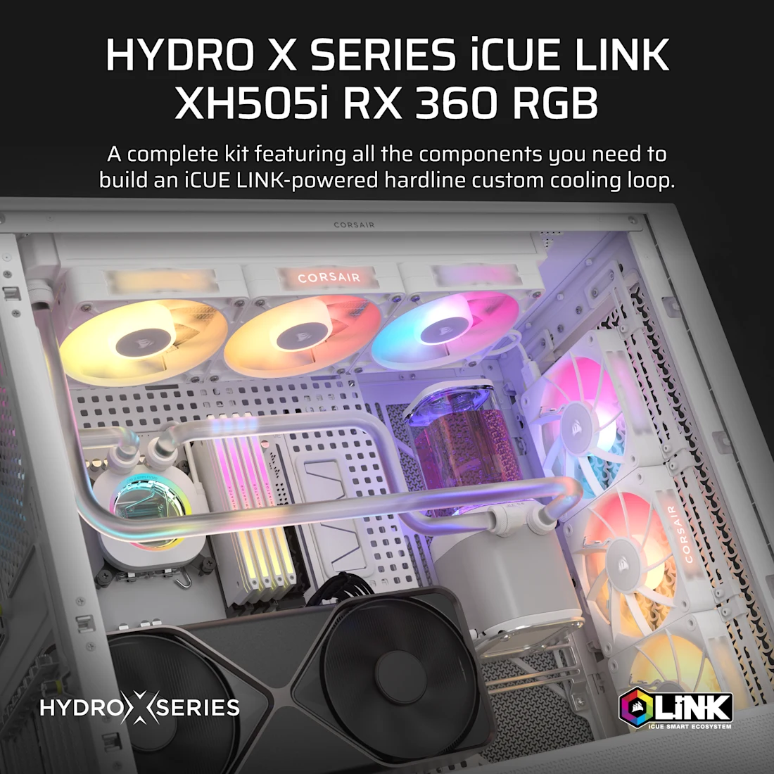 Corsair iCUE LINK XH505i RX 360 RGB Custom Cooling Kit