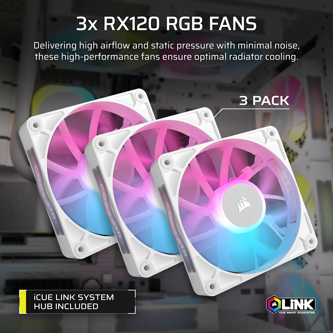 Corsair iCUE LINK XH505i RX Custom Cooling Kit - Thumbnail 4
