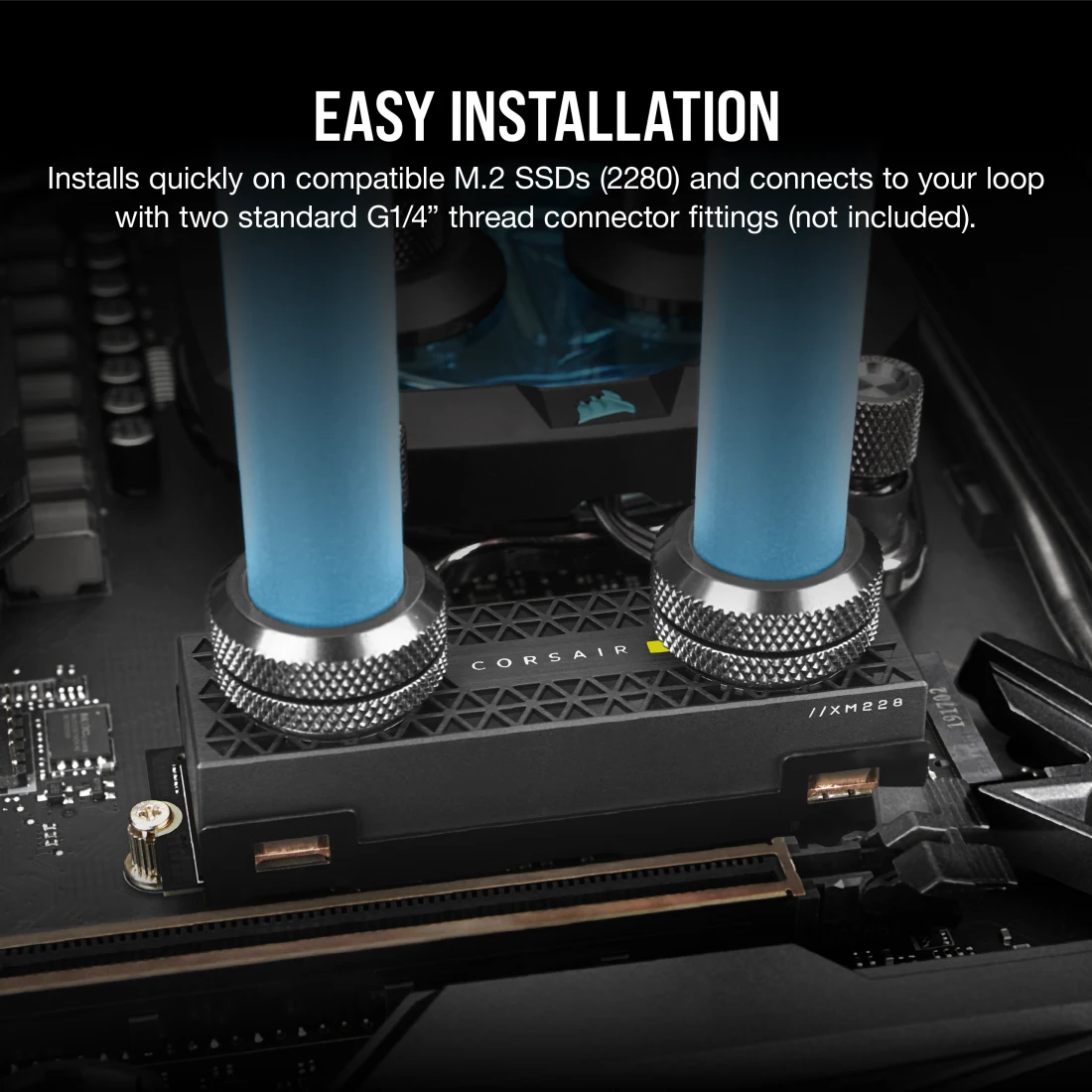 Corsair Hydro X Series XM2 M.2 SSD Water Block
