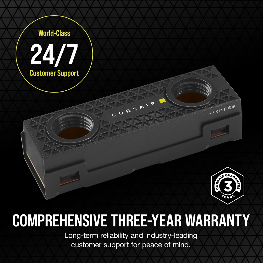 Corsair Hydro X Series XM2 M.2 SSD Water Block - Thumbnail 3