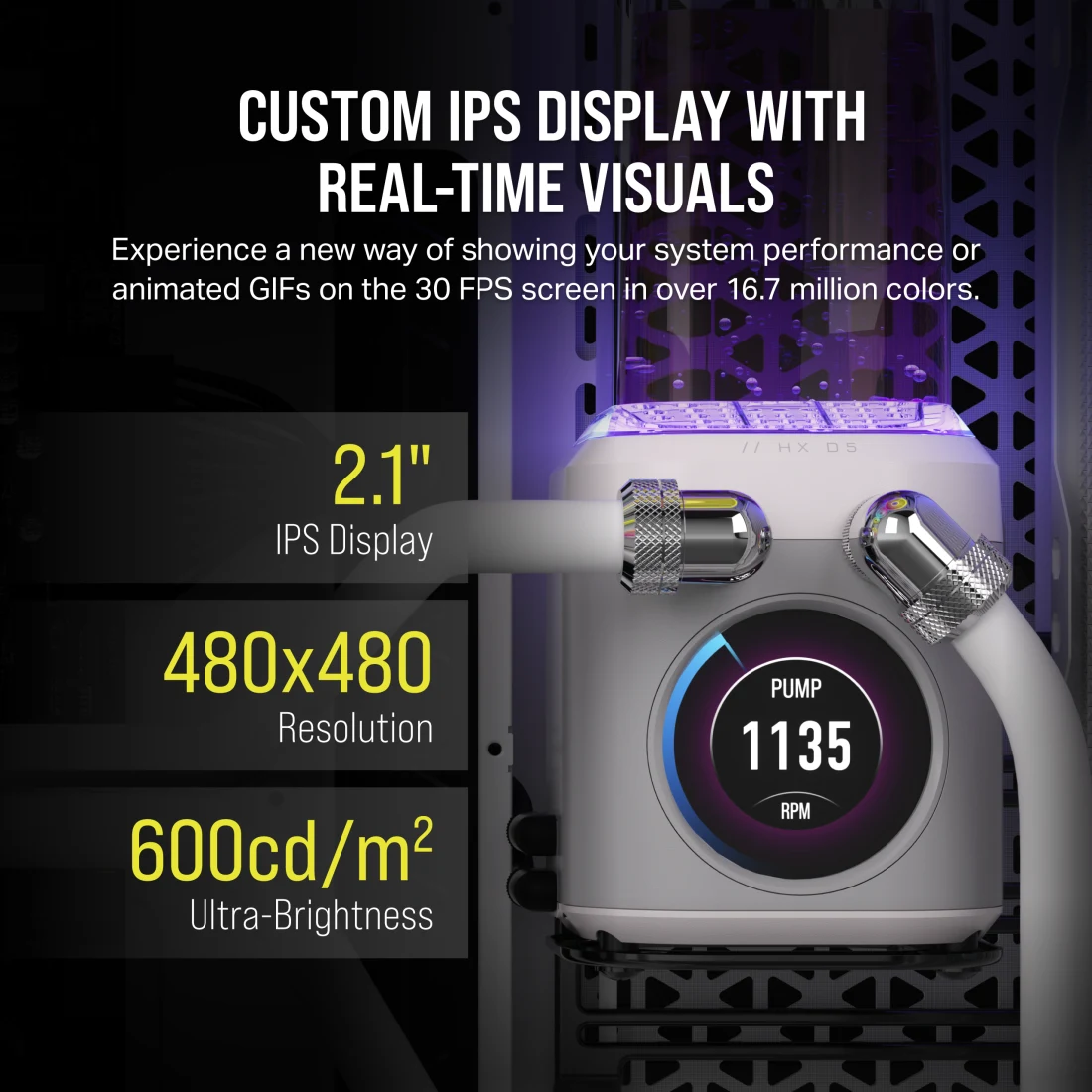 iCUE LINK XD5 RGB ELITE LCD Pump/Reservoir Combo - Thumbnail 4