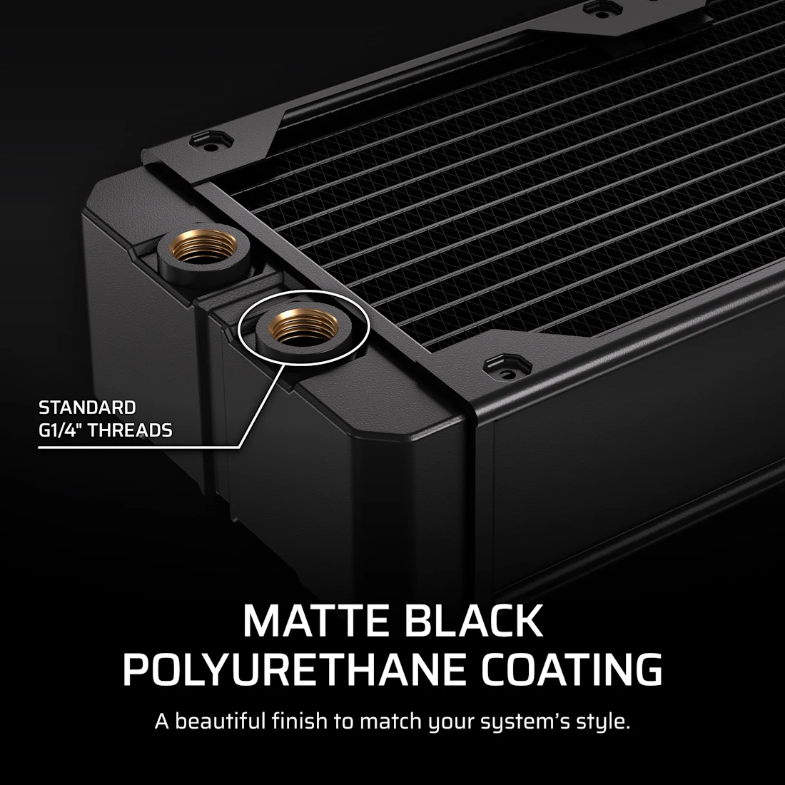 Hydro X Series XR5 240 V2 Custom Cooling Radiator - Thumbnail 5