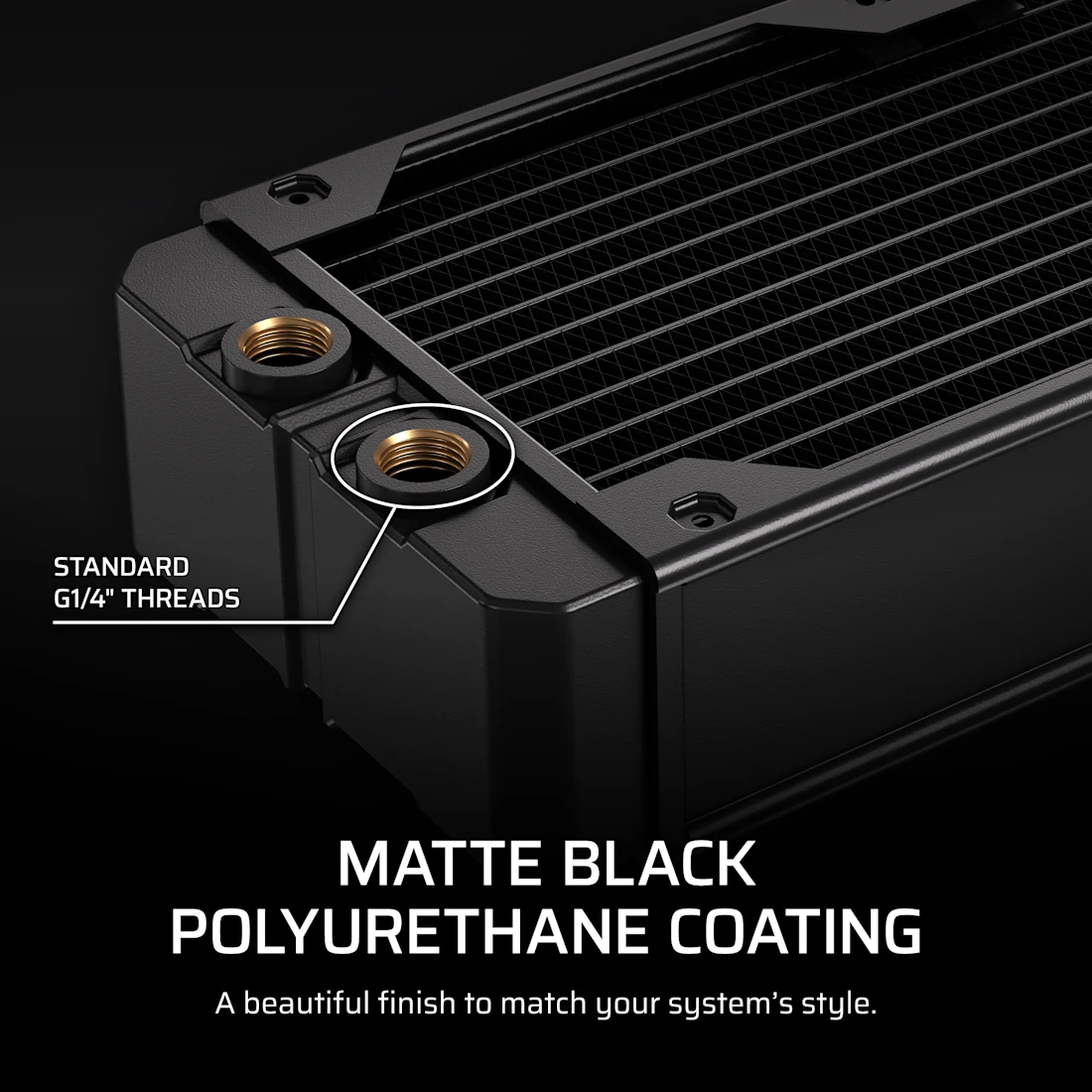 Hydro X Series XR7 360 V2 Custom Cooling Radiator - Thumbnail 5