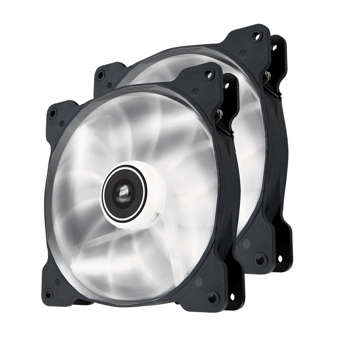 Air Series SP140 LED White High Static Pressure 140mm Fan Twin Pack - Thumbnail 2