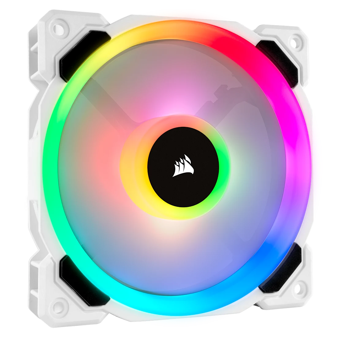 Corsair LL120 RGB 120mm Dual Light Loop RGB LED PWM Fan Single Pack White