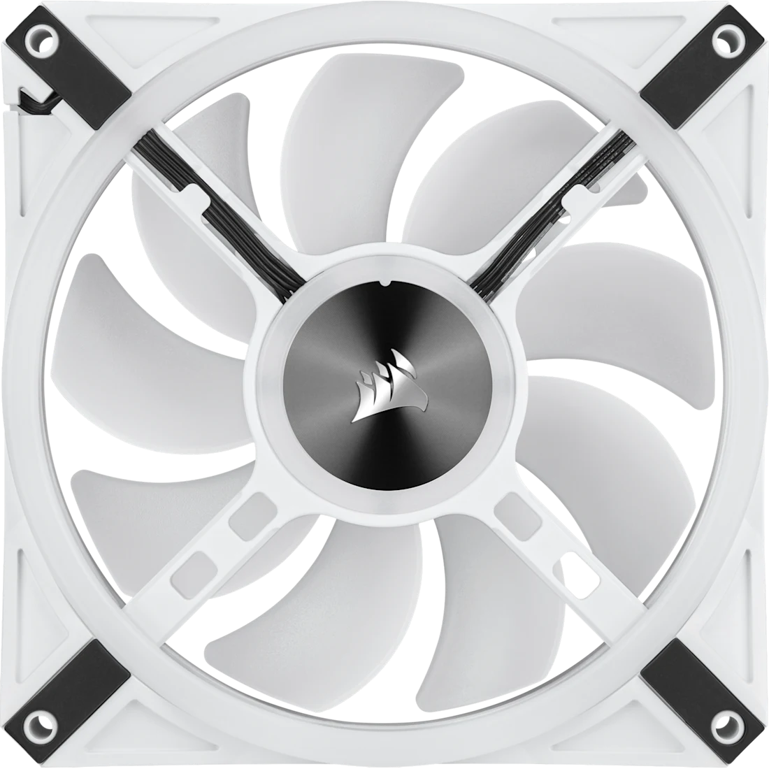 Corsair iCUE QL140 RGB 140mm PWM White Fan - Thumbnail 3