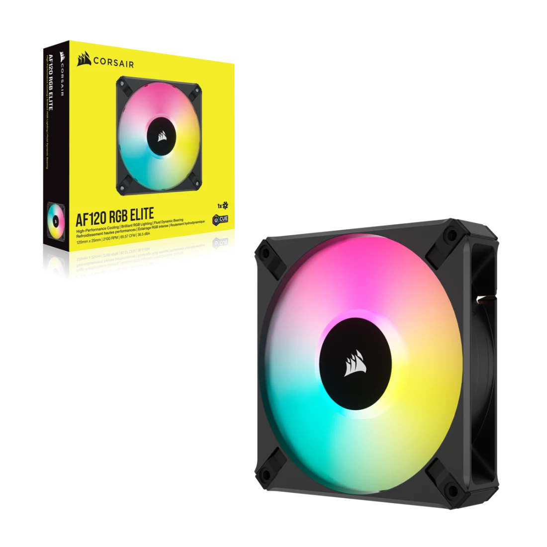 iCUE AF120 RGB ELITE 120mm PWM Fan - Thumbnail 4