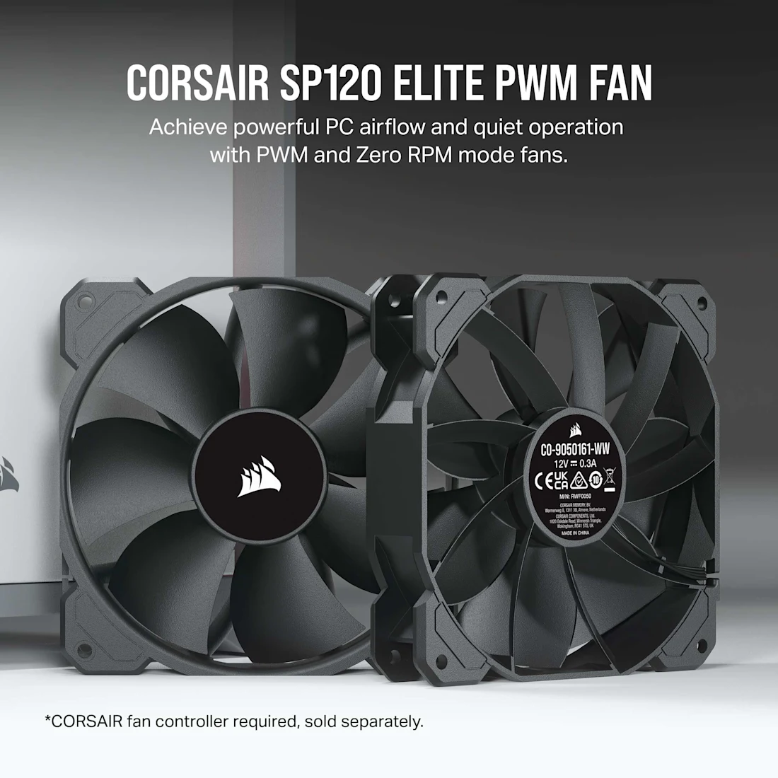 Corsair iCUE SP120 RGB ELITE Performance 120mm PWM Fan Single Pack - Thumbnail 4