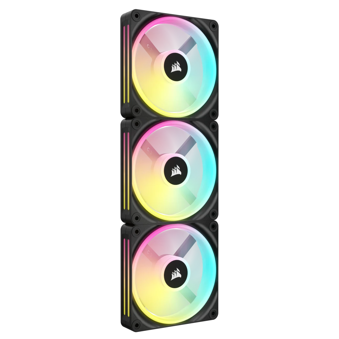 Corsair QX120 RGB Triple iCUE LINK 120mm PWM PC Fans Starter Kit with iCUE LINK System Hub - Thumbnail 4