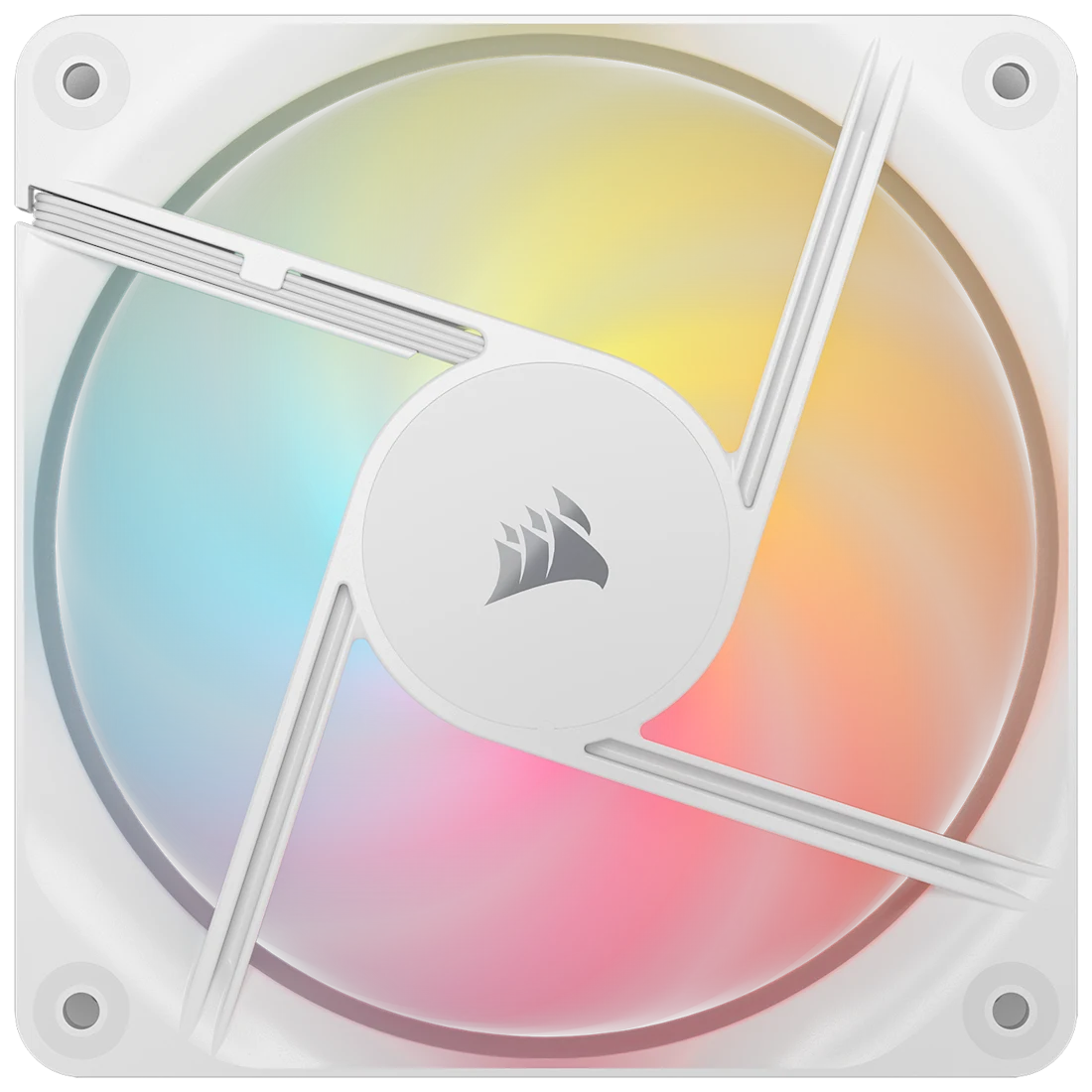 Corsair RS120-R ARGB Magnetic Dome Bearing 120mm Case Fan - White - Thumbnail 4